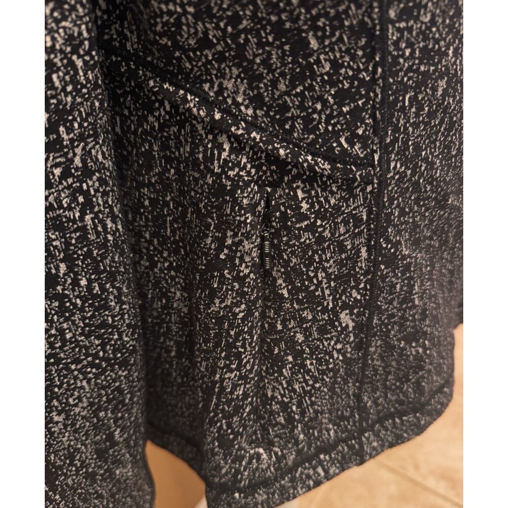 Lululemon Define Jacket *Luon Suited Jacquard Black White Size 12 - Picture 6 of 8